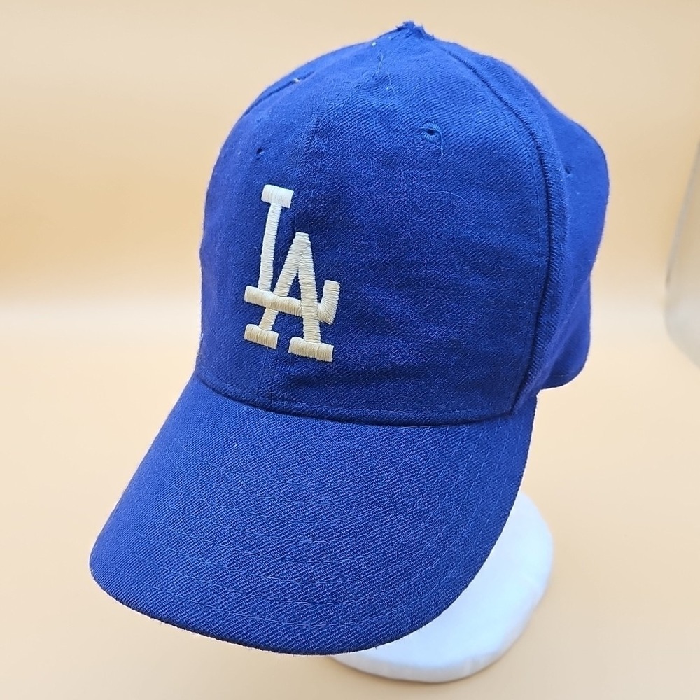Vintage LA Dodgers New Era Diamond Collection Hat Cap Size 7 100% Wool
